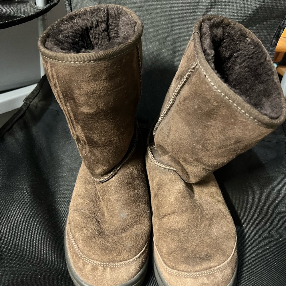 Brown Suede Winter Ugg  Boots